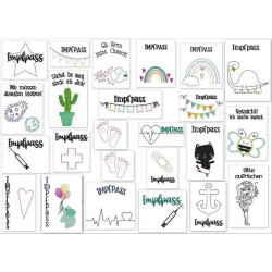 Stickserie - ITH Impfpasshülle in 2 Größen & je 2 Varianten